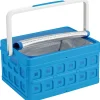 Sunware Klappboxen-Square 24 Liter Klappbox mit Griff und Kühltasche - Blue