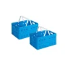 Sunware Klappboxen-Square 32 Liter Klappbox mit Griff - Blue