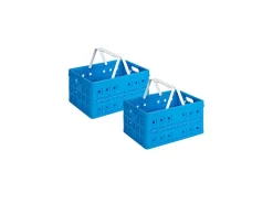 Sunware Klappboxen-Square 32 Liter Klappbox mit Griff - Blue