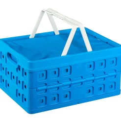 Sunware Square 32 Liter Klappbox mit Griff und Kühltasche - Blue< Klappboxen