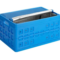 Sunware Klappboxen-Square 46 Liter Klappbox mit Kühltasche - Blue