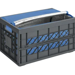 Sunware Klappboxen-Square Heavy Duty 45 Liter Klappbox mit Kühltasche