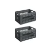 Sunware Klappboxen-Square Heavy Duty 45 Liter 2er-Set Klappboxen