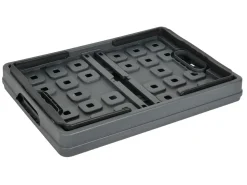 Sunware Klappboxen^Square Klappkiste mit Henkel - Grey
