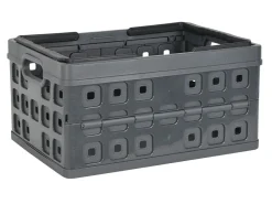 Sunware Klappboxen^Square Klappkiste mit Henkel - Grey