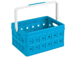 Sunware Square kleine Klappkiste mit Henkel - Blue< Klappboxen