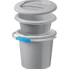Sunware Eimer^Water-line 12 Liter graues Eimer Set