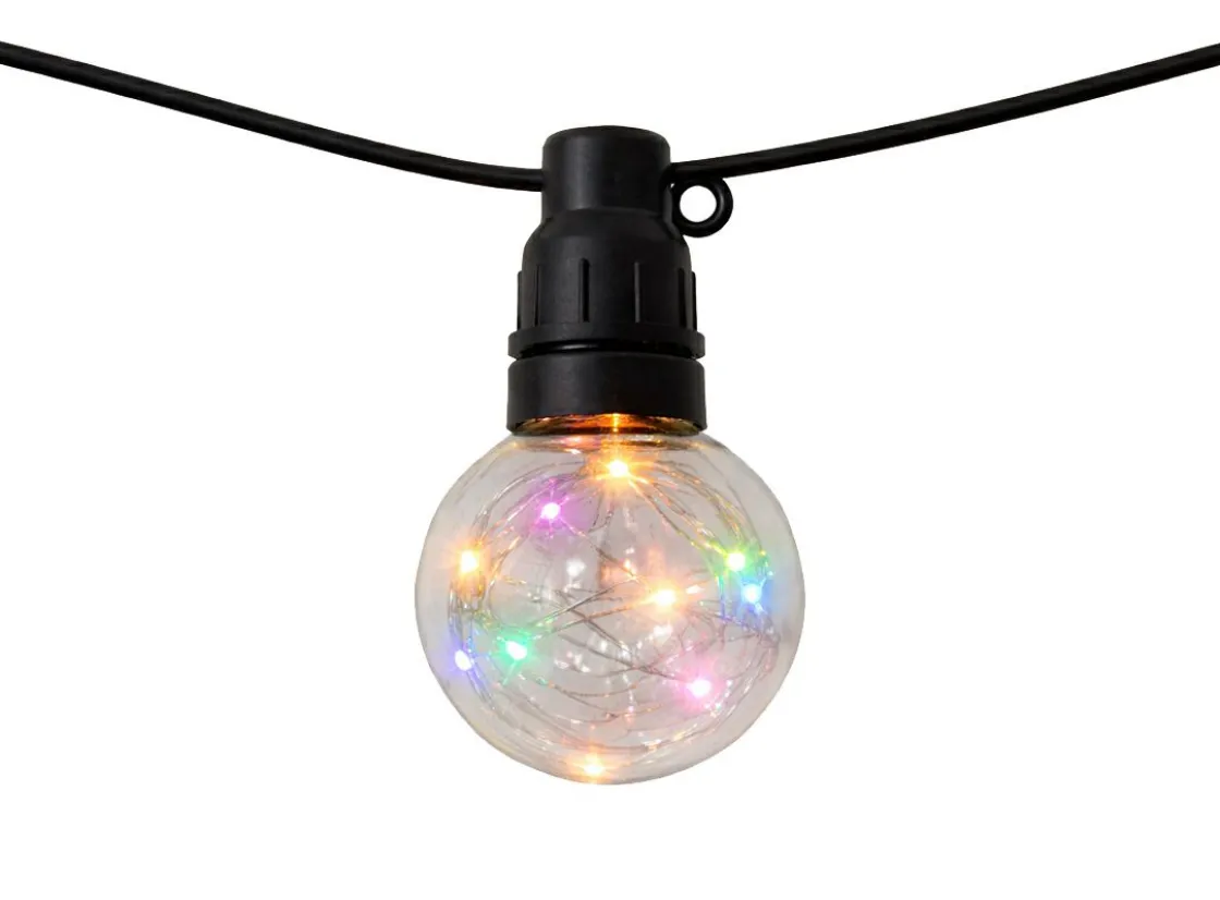Svenska Living Lichterketten|Lichterketten^transparente runde Lichterkette - farbiges Licht