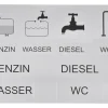 Markenlos Verkehrssicherheit^Symbole Aufkleberset