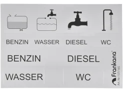Markenlos Verkehrssicherheit^Symbole Aufkleberset