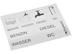 Markenlos Verkehrssicherheit^Symbole Aufkleberset