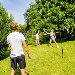 Markenlos Badminton & Tennis^Talbot-Torro Family Badmintonset mit Netz