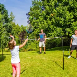 Markenlos Badminton & Tennis^Talbot-Torro Family Badmintonset mit Netz