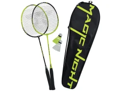 Markenlos Badminton & Tennis-Talbot-Torro Magic Night Badminton-Set