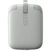 Rolling Square Powerbanks^TAU 3 in 1 Mini-Powerbank - White