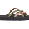 Teva Sommerschuhe^Olowahu Mixed B Maple Sugar Multi Damen Sandalen