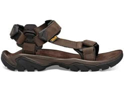 Teva Sommerschuhe^Terra FI 5 Universal Leather Turkish Coffee Herren Sandalen