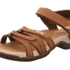 Teva Tirra Leather Honey Brown Damen Sandalen< Sandalen