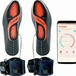 Markenlos Wintersport Zubehör^Thermrup App Smart beheizbare Einlegesohle - Größe 35-48