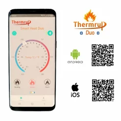 Markenlos Wintersport Zubehör^Thermrup App Smart beheizbare Einlegesohle - Größe 35-48
