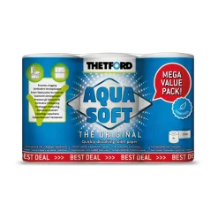 Thetford Aqua Soft Promo sixpack Toilettenpapier - 6er-Set< Toilettenpapier