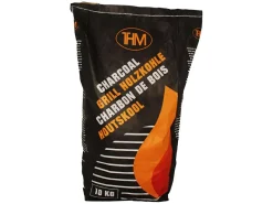 Markenlos Holzkohlebriketts|Holzkohlebriketts-THM 10 kg FSC-Holzkohle ist in 10-kg-Packungen
