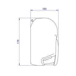 Thule Kassettenmarkisen-8000 Alu 500 230V Mystic-Grey Kassettenmarkise