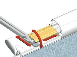 Thule 3 Montageschienen + Adapter TO 6300/6200/9200< Markisenhalterungen