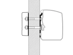 Thule Markisenhalterungen^Adapter 3200 Flat Wall