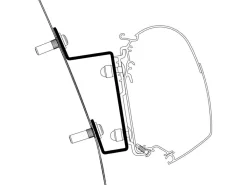 Thule Adapter 5200 Ford Transit H3< Markisenhalterungen