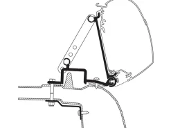 Thule Markisenhalterungen-Adapter 5200 Master Movano 1998-2010