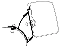 Thule Markisenhalterungen^Adapter 3200 VW T5/T6