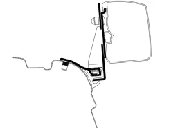 Thule Markisenhalterungen-Adapter 3200 VW T5/T6 Multirail Reimo