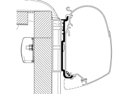 Thule Markisenhalterungen^Adapter Carado Sunlight
