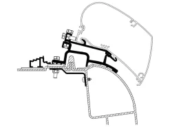 Thule Markisenhalterungen-Adapter Master Movano 1998-2010