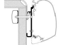 Thule Markisenhalterungen-Adapter Rapido S7 & S8