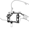 Thule Markisenhalterungen^Adapter VW Crafter 2017