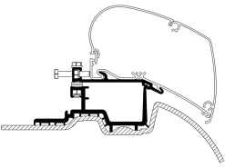 Thule Markisenhalterungen-additional Adapter Sprinter >2007 Crafter 2007 - 2016