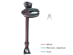 Thule Fahrradklemmen-Bike Holder 2.5 ACUTight lange Fahrradklemme – schwarz