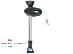 Thule Bike Holder 2.5 ACUTight lange Fahrradklemme – silber< Fahrradklemmen
