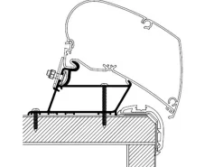 Thule Carthago Malibu / Fendt ≥ 2023 500 cm Roof Adapter< Markisenhalterungen