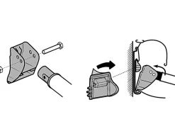 Thule Markisen Ersatzteile^Connection Pieces Tension Rafter 5003