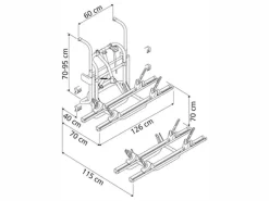 Thule lift V16 manueller Fahrradträger< Fahrradträger Wohnmobil
