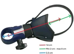 Thule Omni-Bike Holder 1 kurze Fahrradklemme – silber< Fahrradklemmen