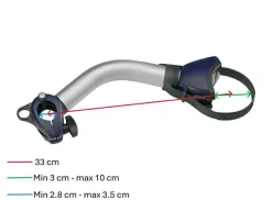 Thule Fahrradklemmen-Omni-Bike Holder 2-3 lange Fahrradklemme – silber