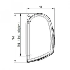 Thule Kassettenmarkisen^Omnistor 5200 Weiß 500 Sapphire Blue Kassettenmarkise