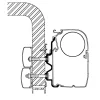 Thule Markisenhalterungen^Omnistor Adapter Hymercamp Serie 5 4,50m
