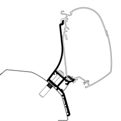 Thule Markisenhalterungen^Omnistor Ducato H2 Lift Roof LED 3,00m Adapter