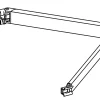 Thule Omnistor Gelenkarm links 5102< Markisen Ersatzteile