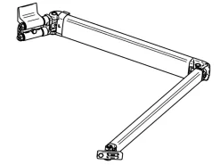 Thule Markisen Ersatzteile^Omnistor Gelenkarm links 5200 300-500